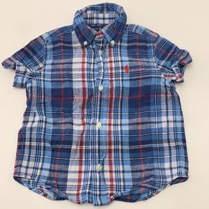 Polo Ralph Lauren Boys Plaid Button Down 3T